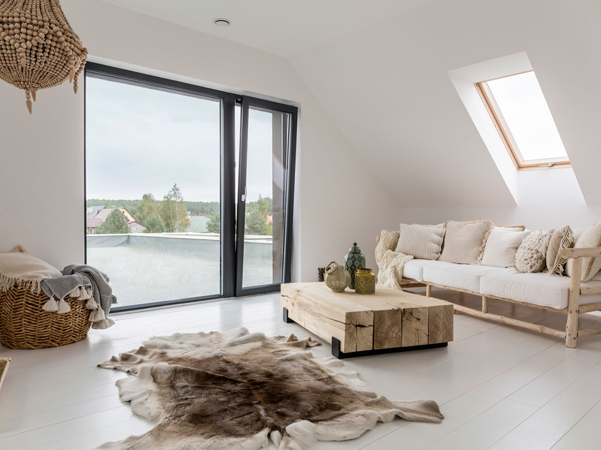 Ample penthouse