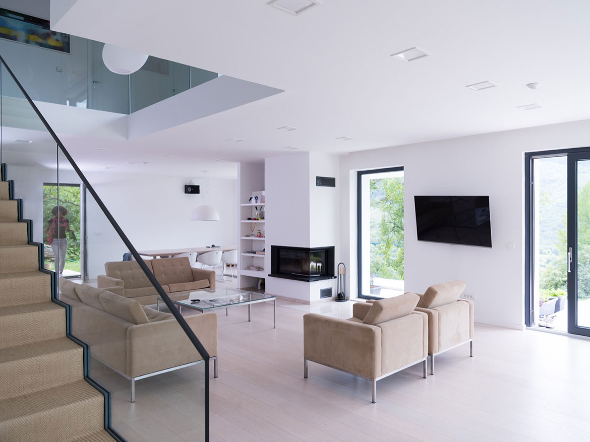 Ample penthouse